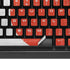 Japanese Flag Distressed K95 RGB PLATINUM Mechanical Gaming Keyboard Skin